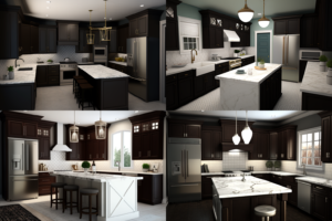 midjourney ai art. design of kitchen remodel