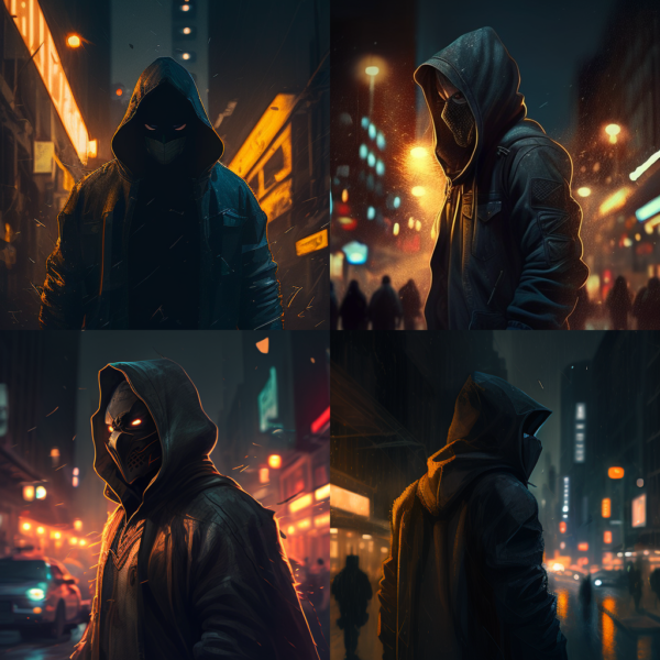 midjourney concept art for a writers character in a book